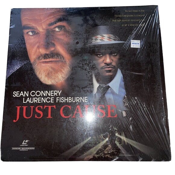 Just Cause Action Crime Laserdisc R 1995 Sean Connery Laurence Fishburne u - Picture 1 of 3